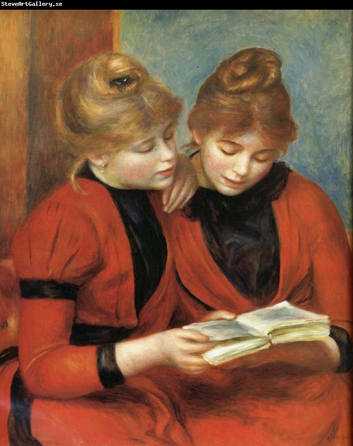 Pierre Renoir Young Girls Reading